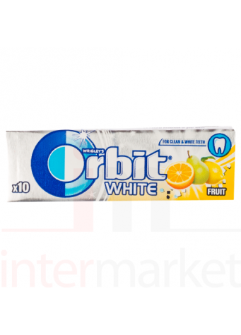 Kramtomoji guma ORBIT vaisinė 10vnt. (14g)